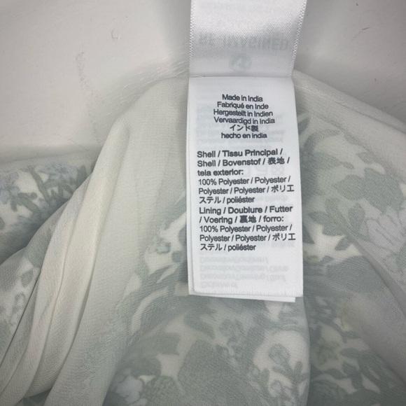 J Crew Smocked Waist Featherweight Satin Dress Floral - Picture 6 of 6